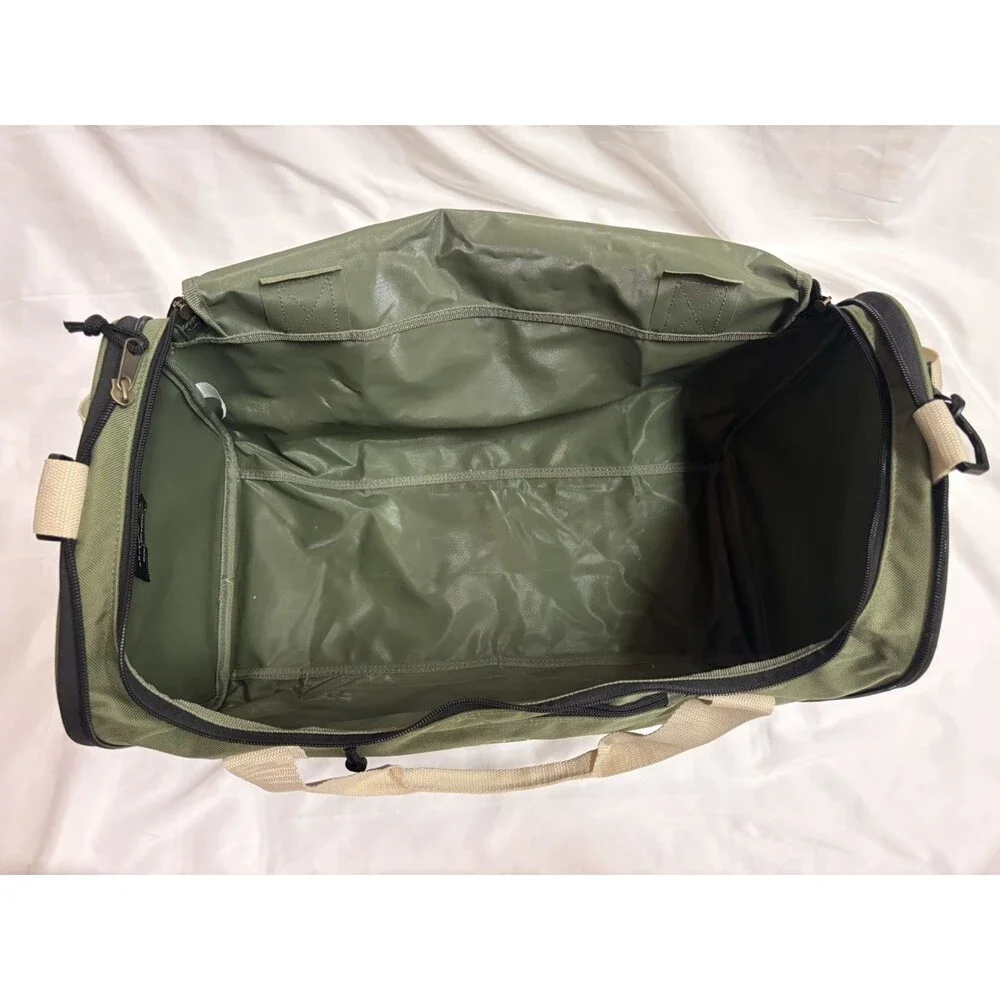 Adventures By Disney Duffle Bag Collapsible Olive Green 19X11X9
